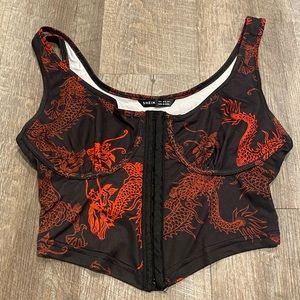 Goth Girl Crop Top 🐉